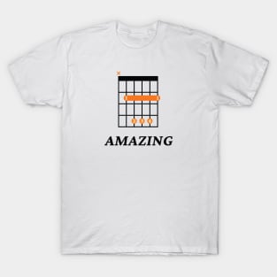 B Amazing B Guitar Chord Tab Light Theme T-Shirt